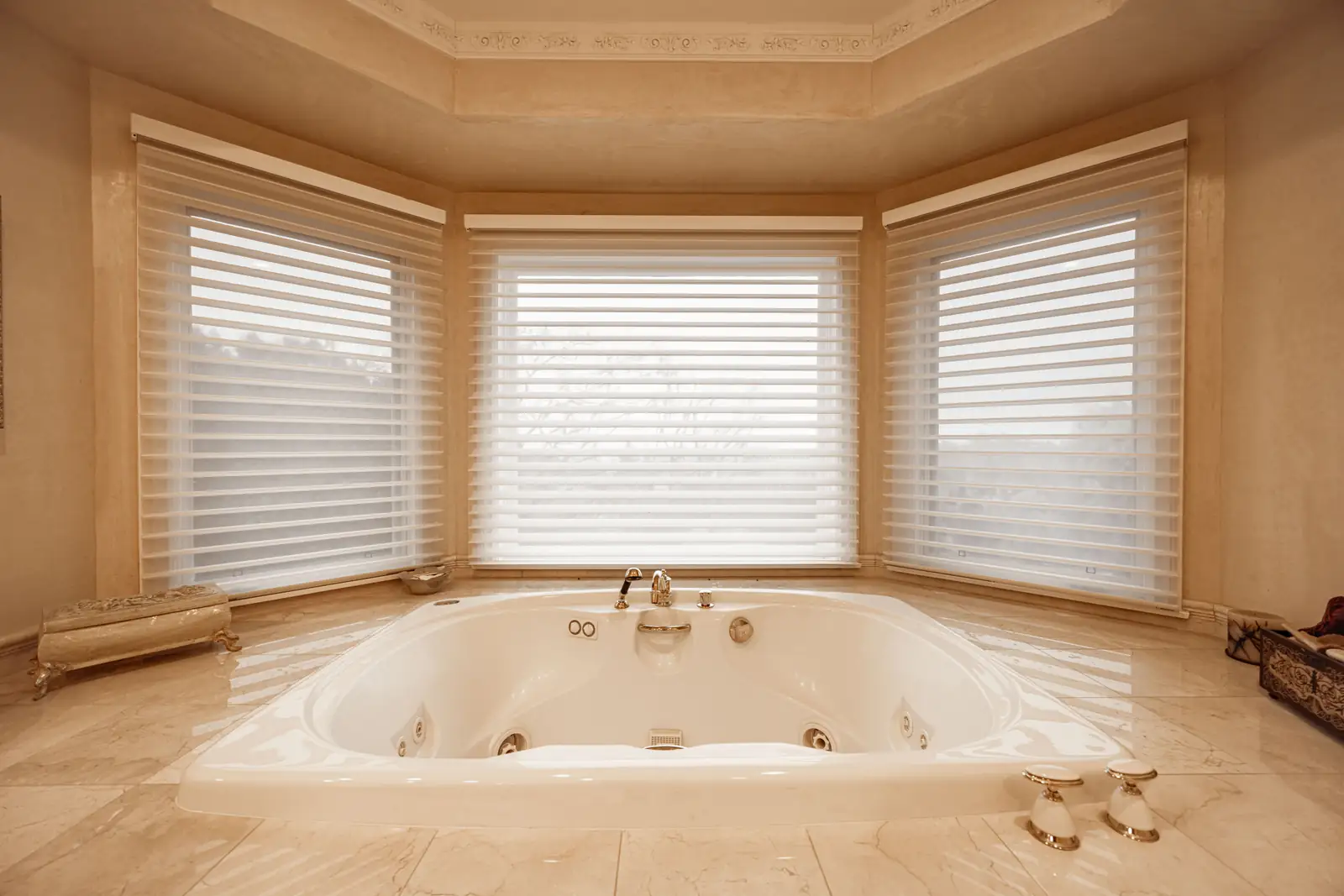 Freshly cleaned bathroom