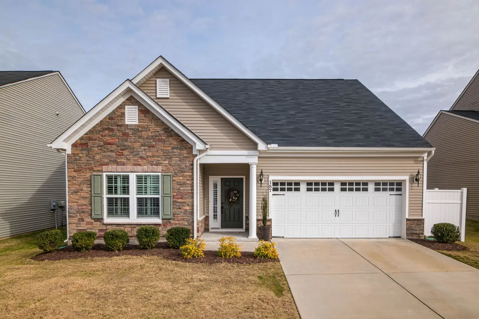 Finished single-family home