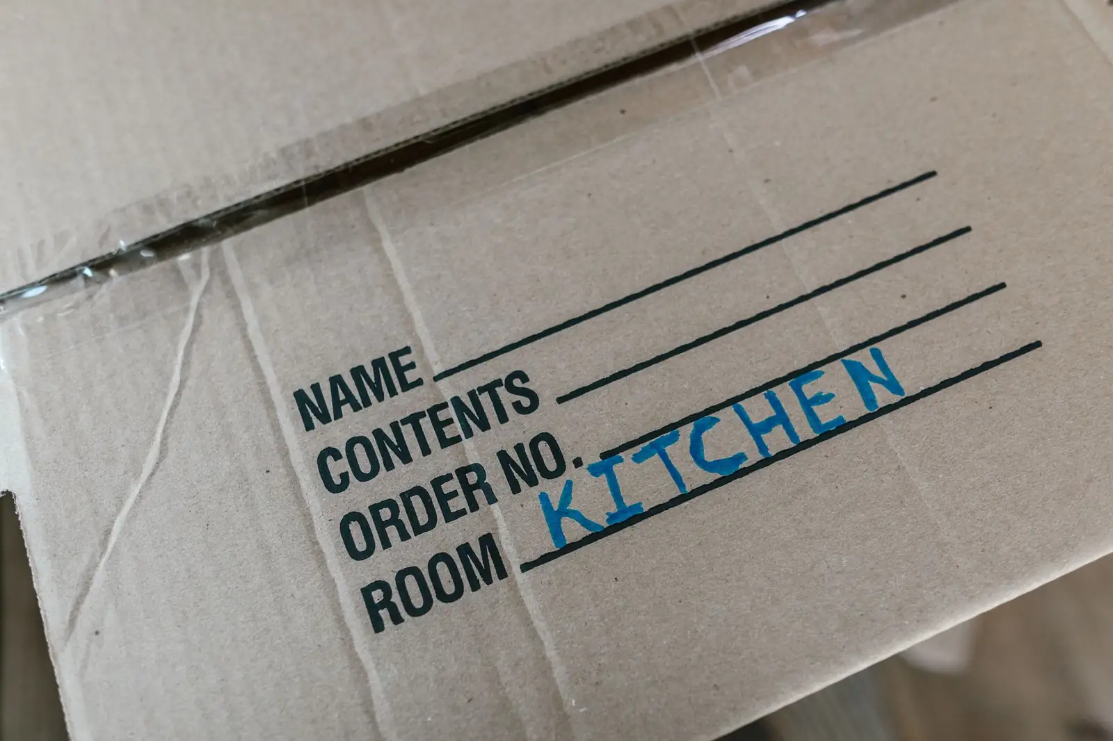 Unit being packed out