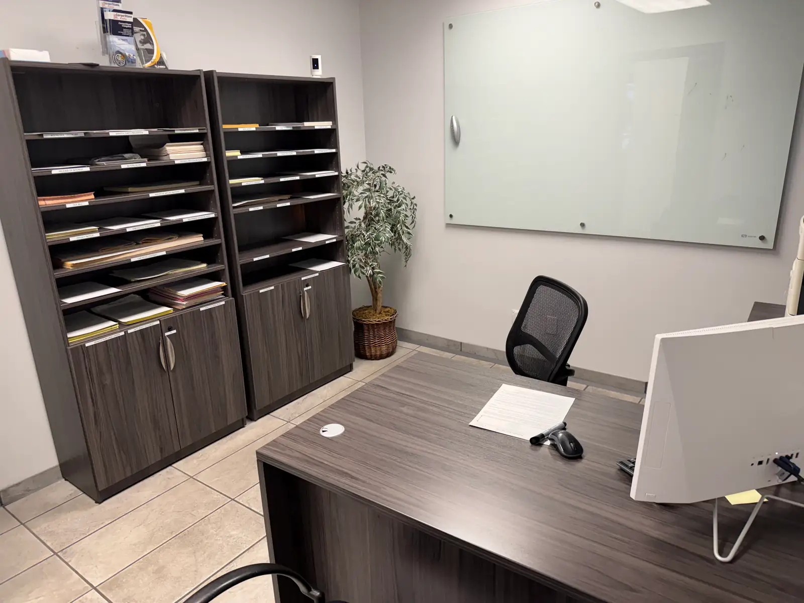 Organized office file storage